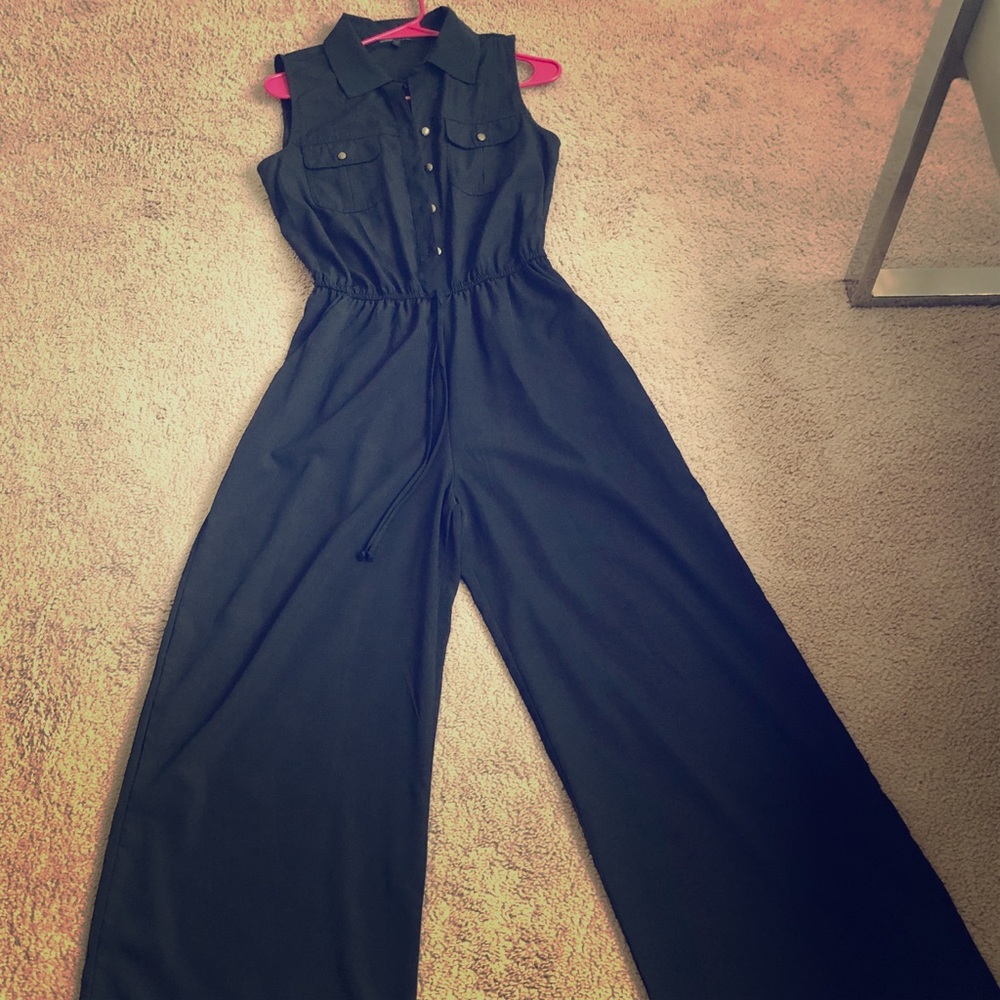 All black jumpsuit